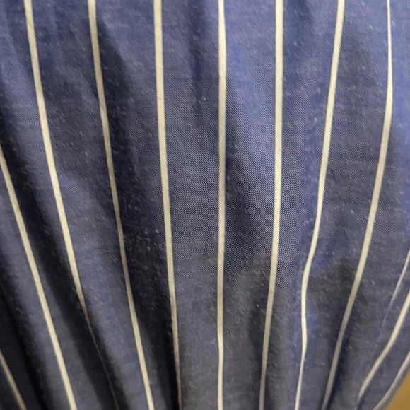 Urban Outfitters Blue and White Striped Maxi Dress - Picture 6 of 7